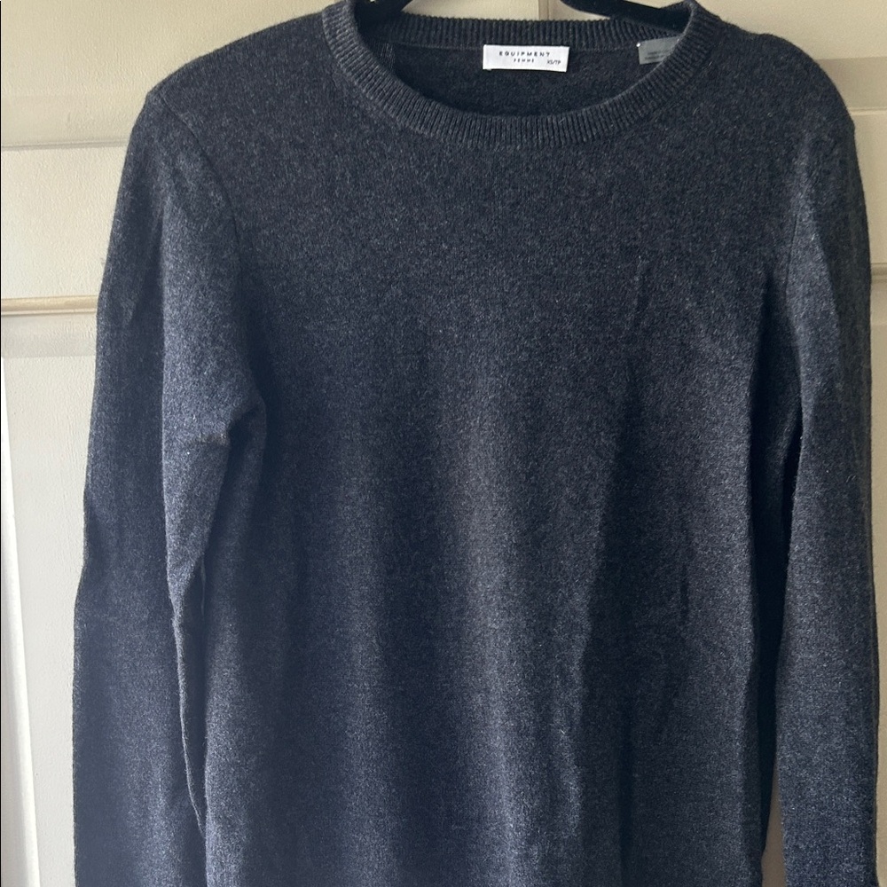 Equipment Men's Charcoal Crewneck Sweater